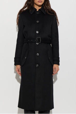 Saint Laurent Wool coat with belt