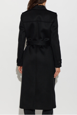 Saint Laurent Wool coat with belt