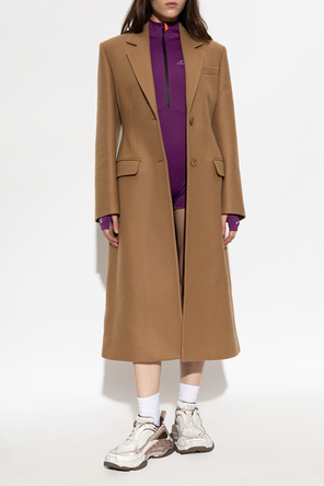 Balenciaga Wool coat with a single vent