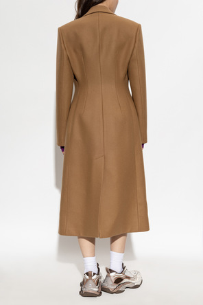 Balenciaga Wool coat with a single vent