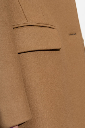Balenciaga Wool coat with a single vent