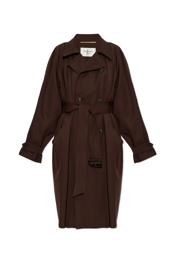 Saint Laurent Wool coat with a single vent