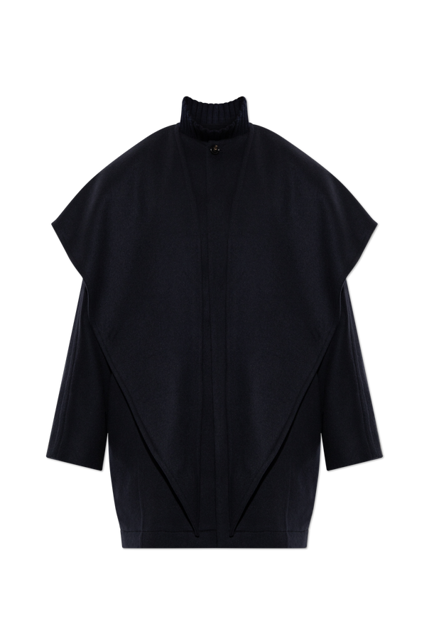 Wool Coat with Detachable Scarf od Bottega Veneta