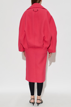 Balenciaga Wollmantel mit zweireihiger Knopfleiste Balenciaga
