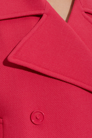 Balenciaga Wollmantel mit zweireihiger Knopfleiste Balenciaga