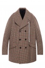 Raf Simons BROWN Double-breasted coat