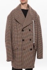Raf Simons BROWN Double-breasted coat