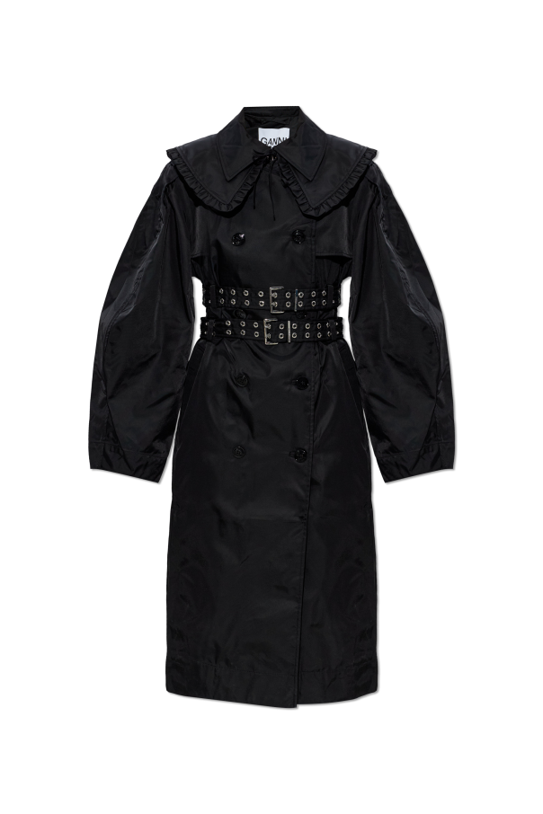 Ganni Coat with detachable collar