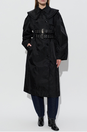 Ganni Coat with detachable collar
