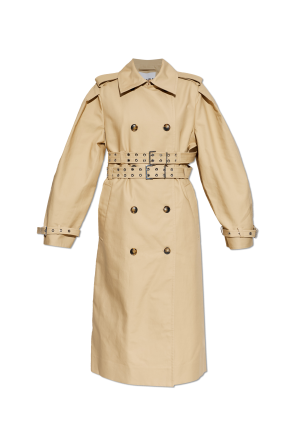 Cotton trench coat with belt