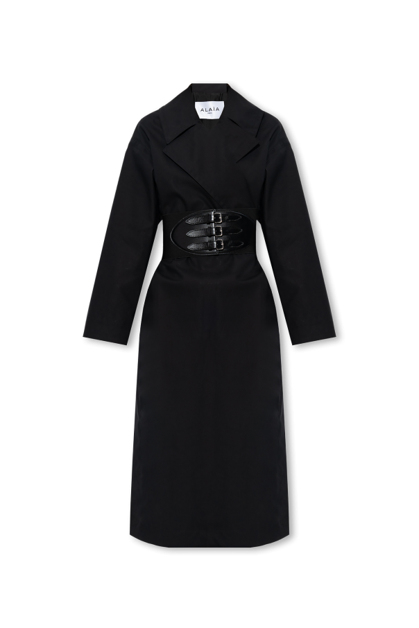 Coat with waist belt od Alaïa