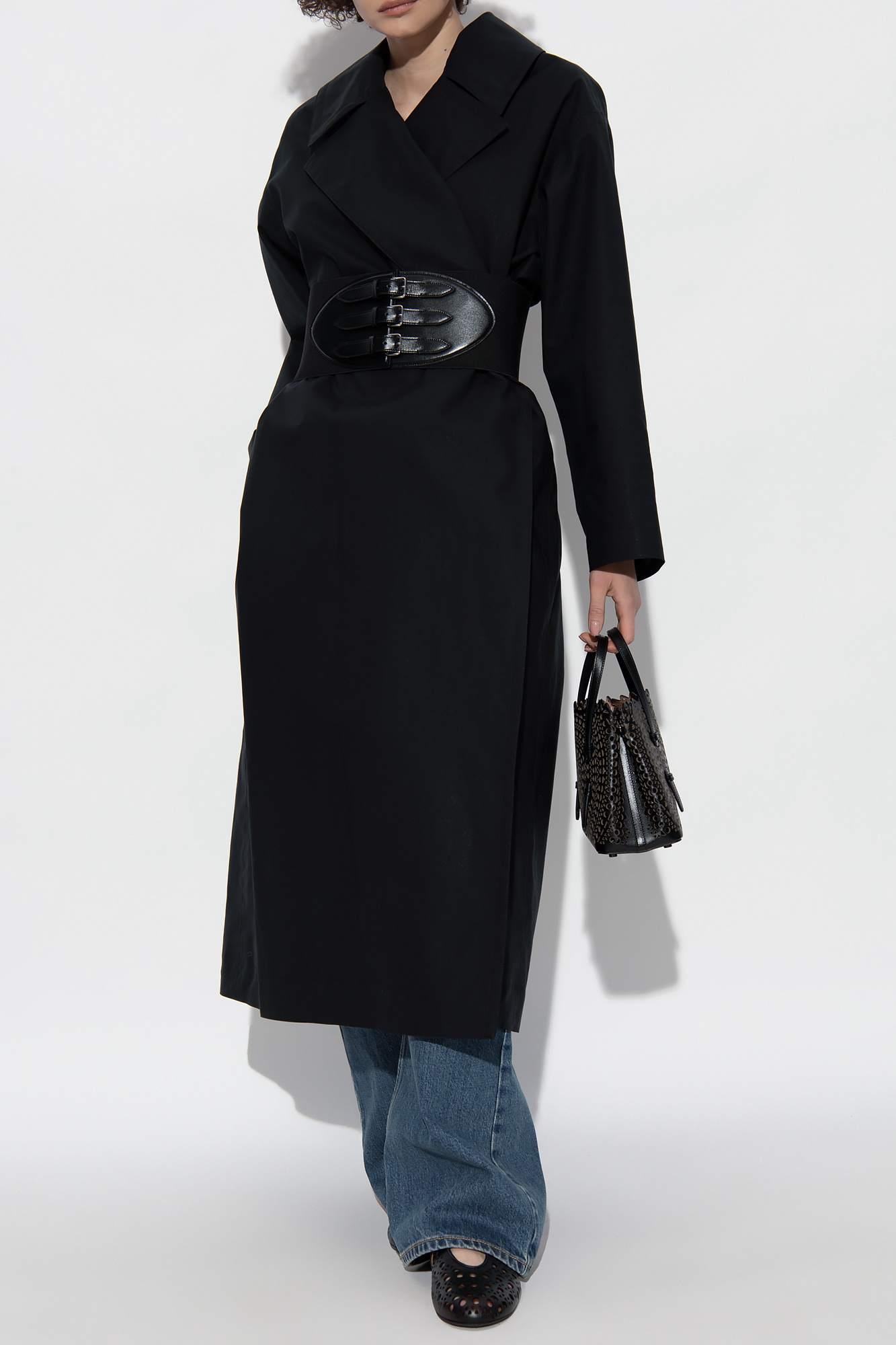 Alaïa Coat with waist belt