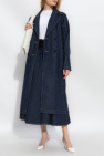 Alaïa NAVY BLUE Denim trench coat