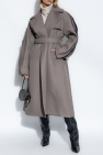 Alaïa GREY Coat with wool finish
