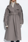 Alaïa GREY Coat with wool finish