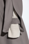 Alaïa GREY Coat with wool finish