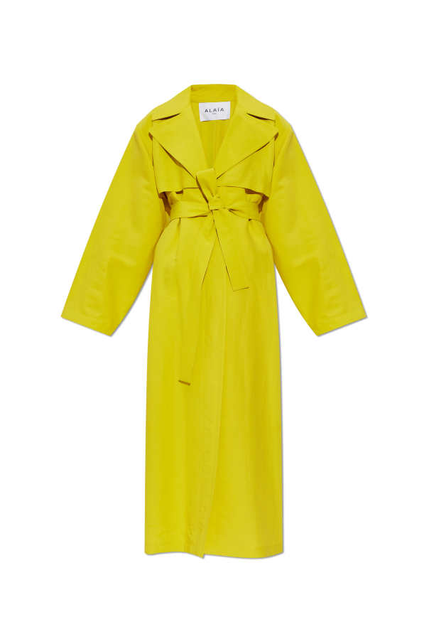 Coat with open lapels od Alaïa