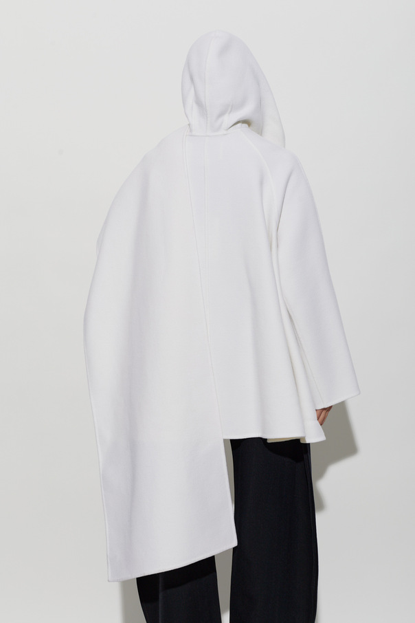 Alaïa Hooded wool coat