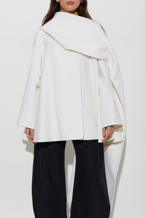 Alaïa Hooded wool coat