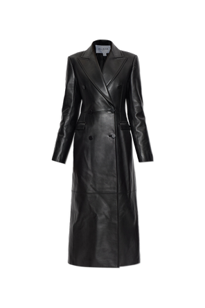 Leather coat