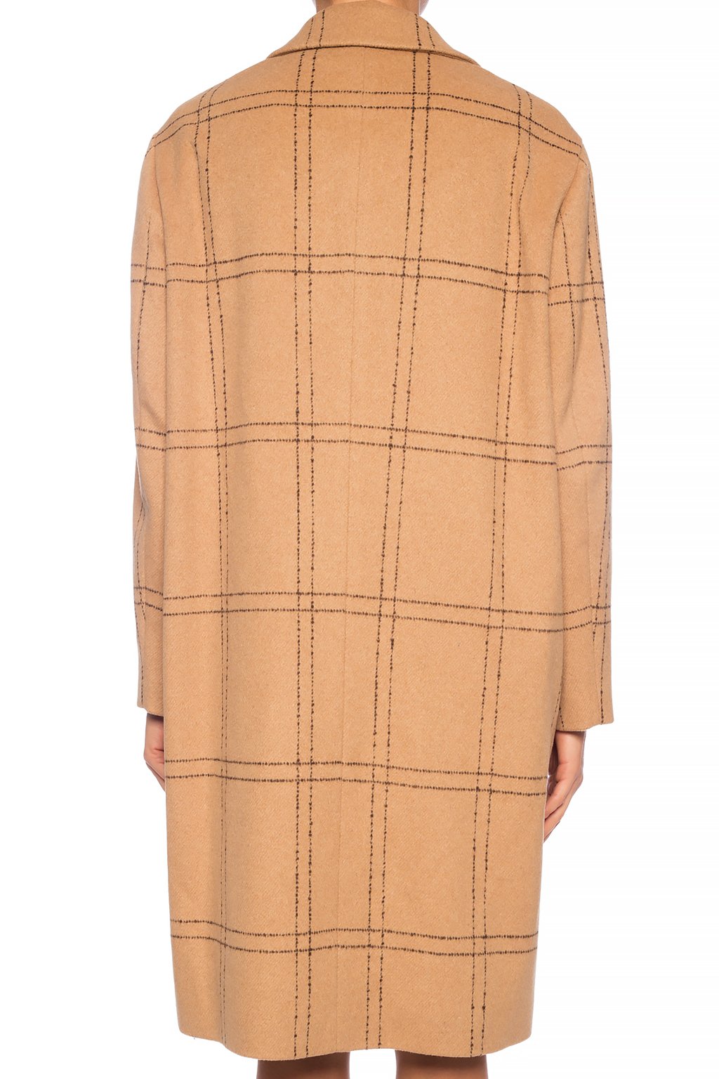 all saints anya camel coat