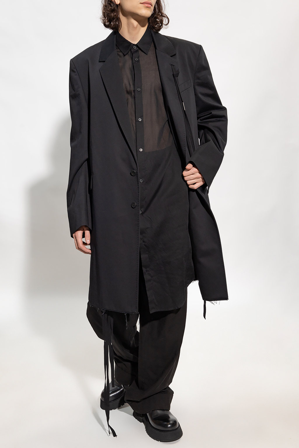 Ann Demeulemeester ‘Harald’ cotton coat