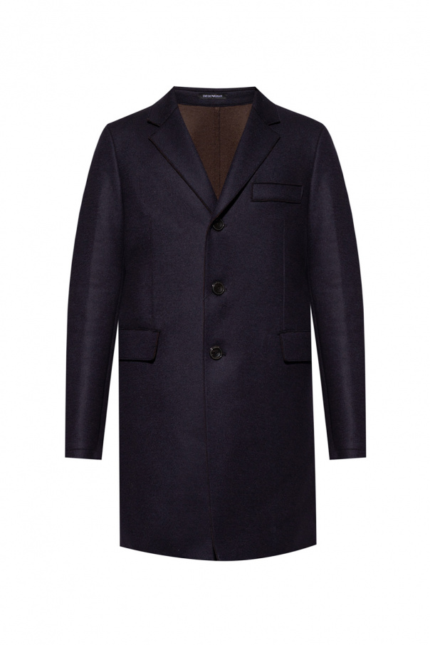 Emporio armani Trainers Single-vented coat