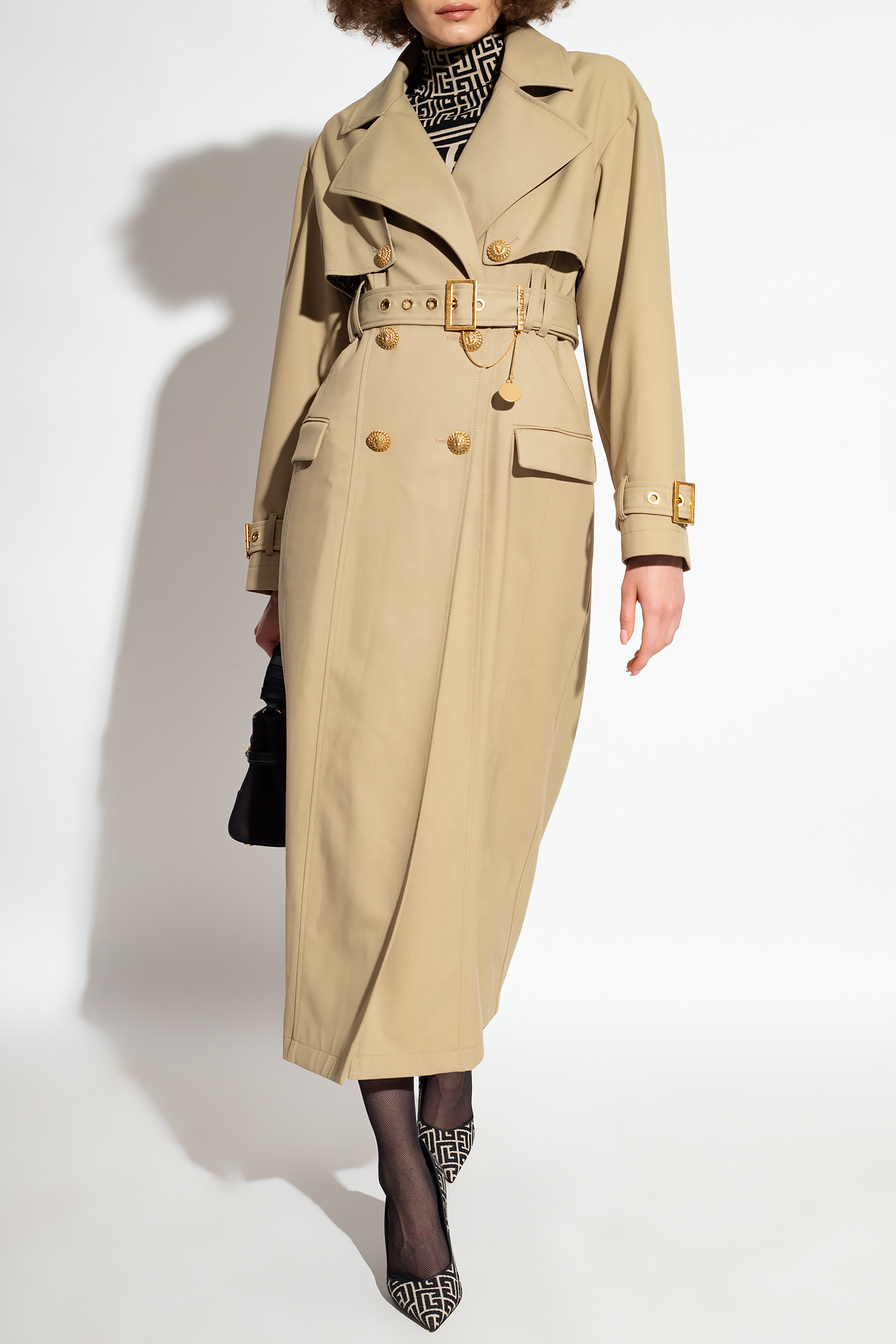 Balmain Trench coat with logo