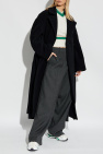LACOSTE RUNWAY BLACK Wool coat