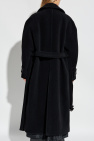 LACOSTE RUNWAY BLACK Wool coat