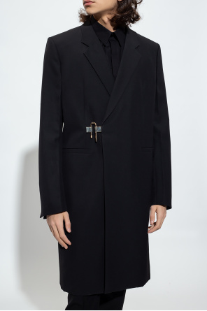Givenchy Givenchy zip-detail hooded coat