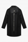 Givenchy BLACK Hooded wool coat