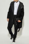Givenchy BLACK Hooded wool coat