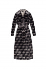 Emporio Armani Fur coat with geometrical pattern