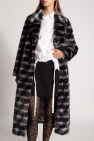 Emporio Armani Fur coat with geometrical pattern