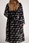 Emporio Armani Fur coat with geometrical pattern