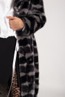 Emporio Armani Fur coat with geometrical pattern