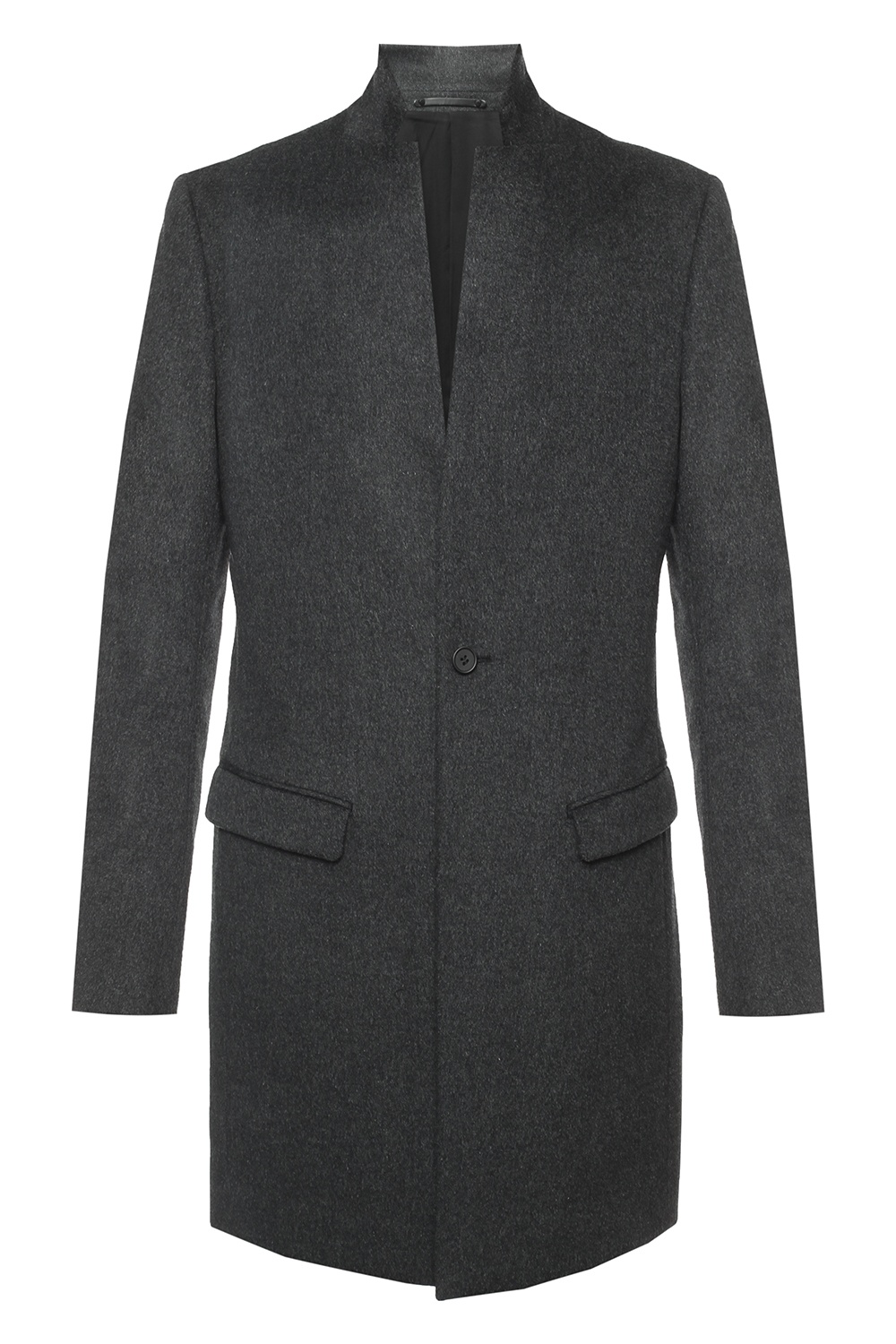 AllSaints 'Bodell' cropped coat with band collar