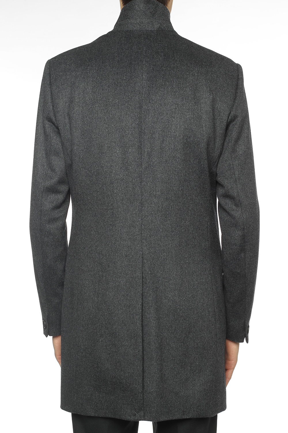 AllSaints 'Bodell' cropped coat with band collar