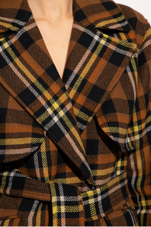 AllSaints Checked coat