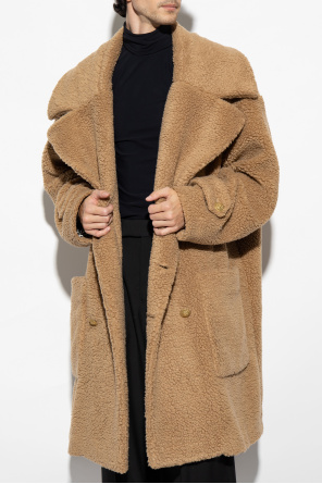 Balmain Double-breasted oversize coat