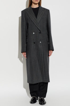 Givenchy Abrigo de lana con abertura sencilla