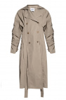 Ambush beige Double-breasted trench coat