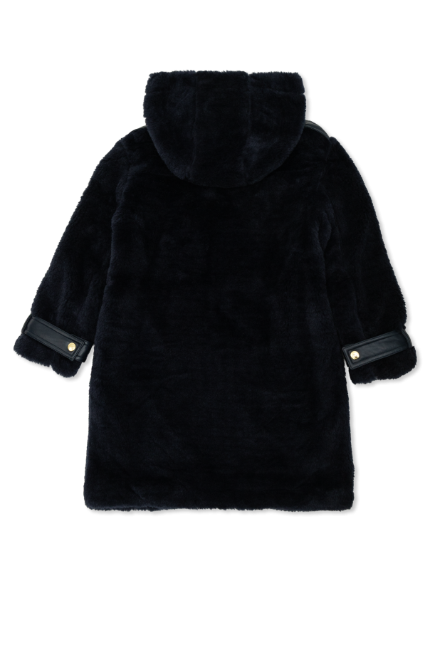Chloé Kids Fur jacket with hood