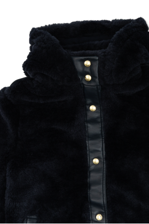 Chloé Kids Fur jacket with hood