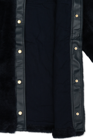 Chloé Kids Fur jacket with hood