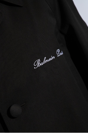 Balmain Coat with logo