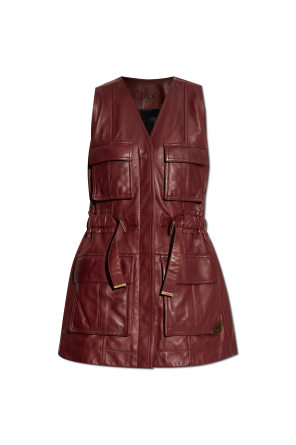 Leather vest
