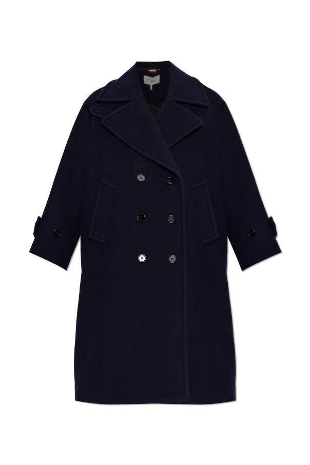 Double-breasted wool coat od Chloé