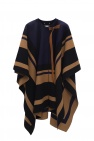 Chloé NAVY BLUE Logo poncho